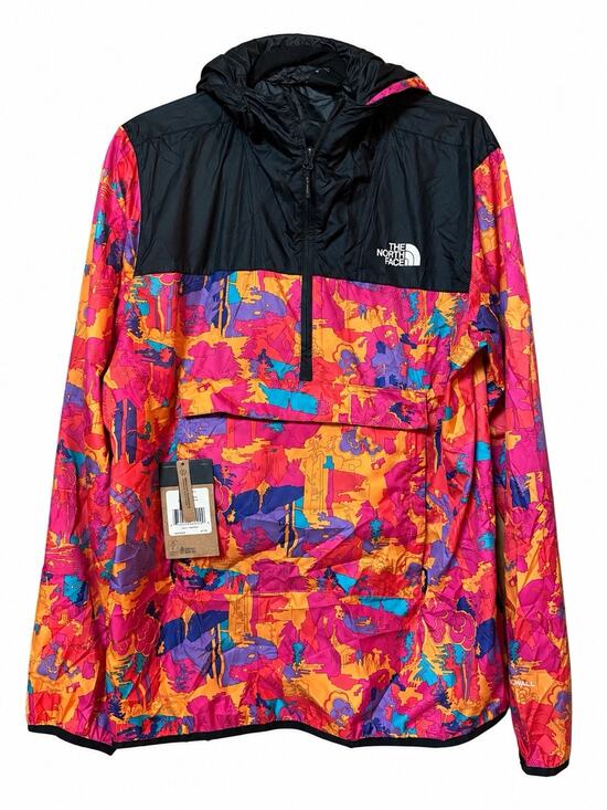 The North Face Jackets & Blazers - The North Face Printed Fanorak Mr. Pink Mens/Womens Windwall Jacket Size Large
